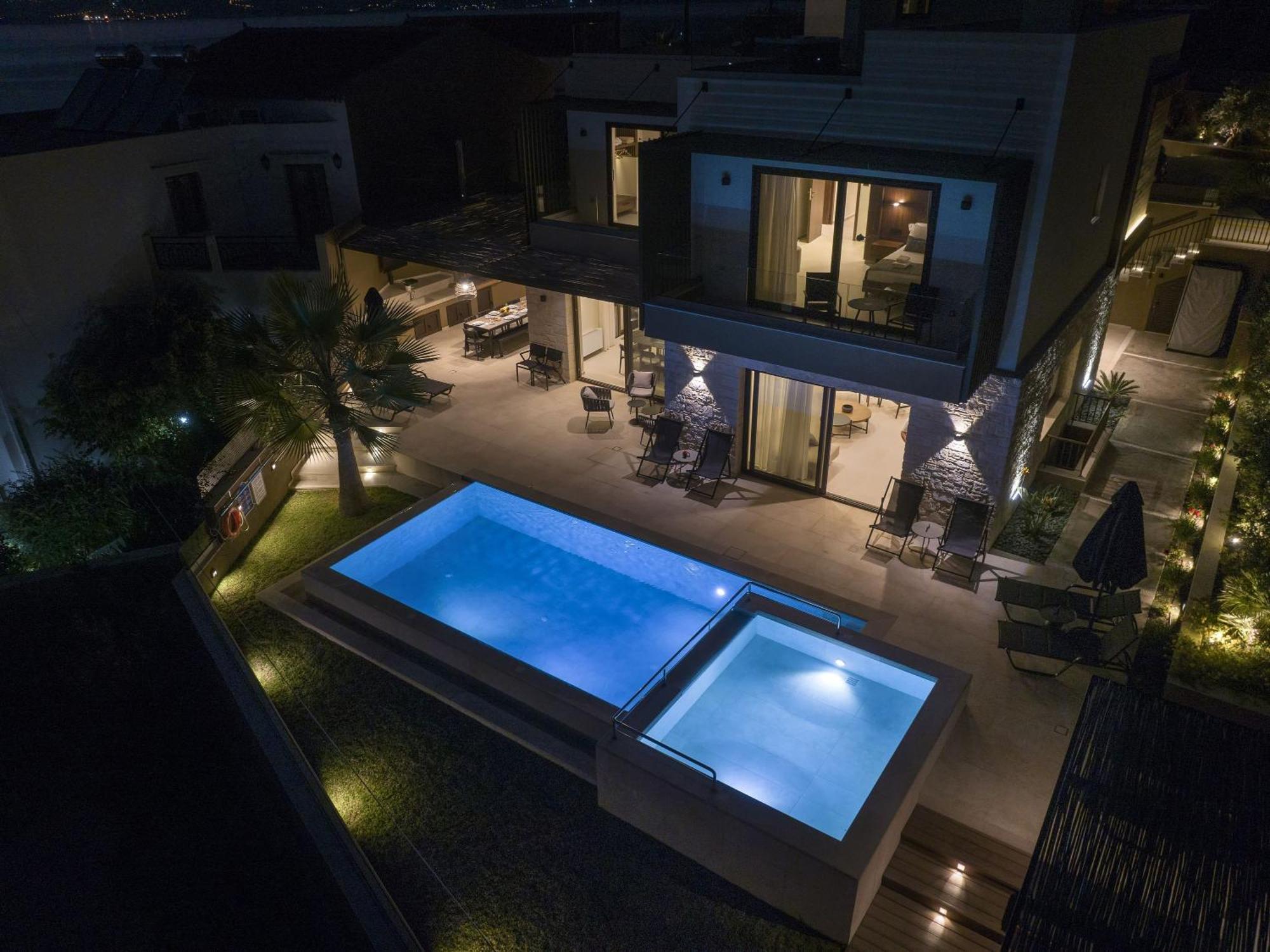 Almi-Cove Hilltop Villas Almirída Kültér fotó