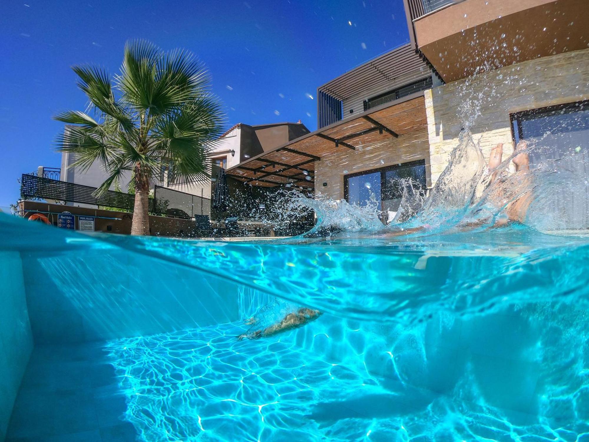 Almi-Cove Hilltop Villas Almirída Kültér fotó